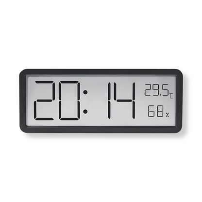 Digital LED Alarm Clock with Temperature and Humidity - Luxicro