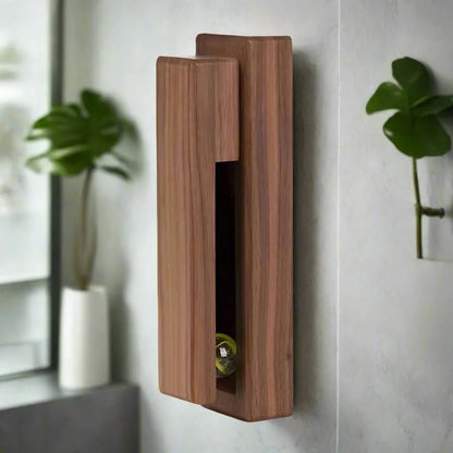 Strong Wooden Wall Hooks – Rustic Space Saving Hangers - Luxicro