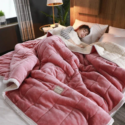 Cozy Plush Throw Blanket Wrap