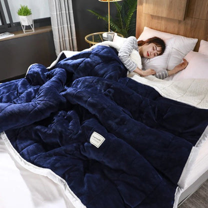 Cozy Warm Fleece Throw Blanket