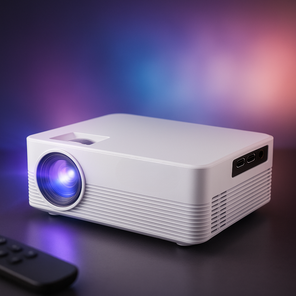 Compact HD Portable Home Theater Projector - Luxicro