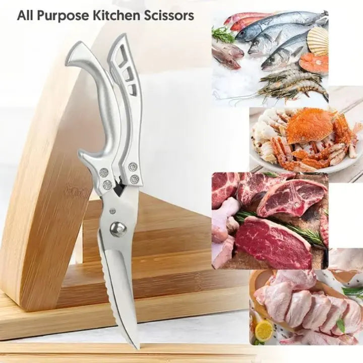 Sharp Premium Kitchen Shears - Durable Stainless Steel