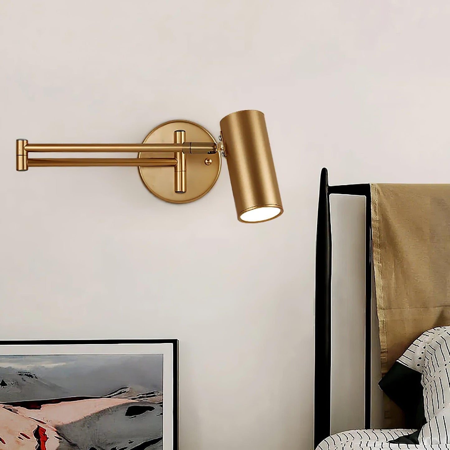 Adjustable Arm LED Wall Lamp