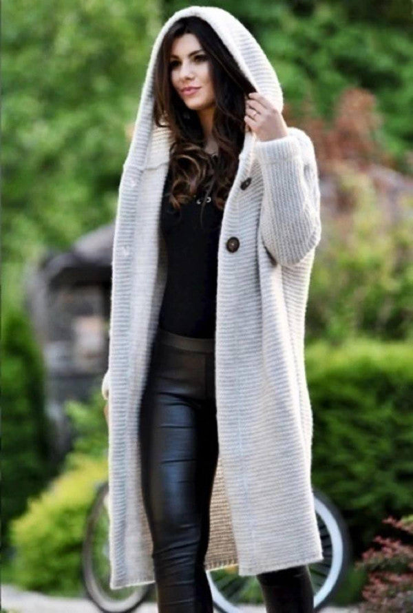 Cozy Oversized Open Front Cardigan