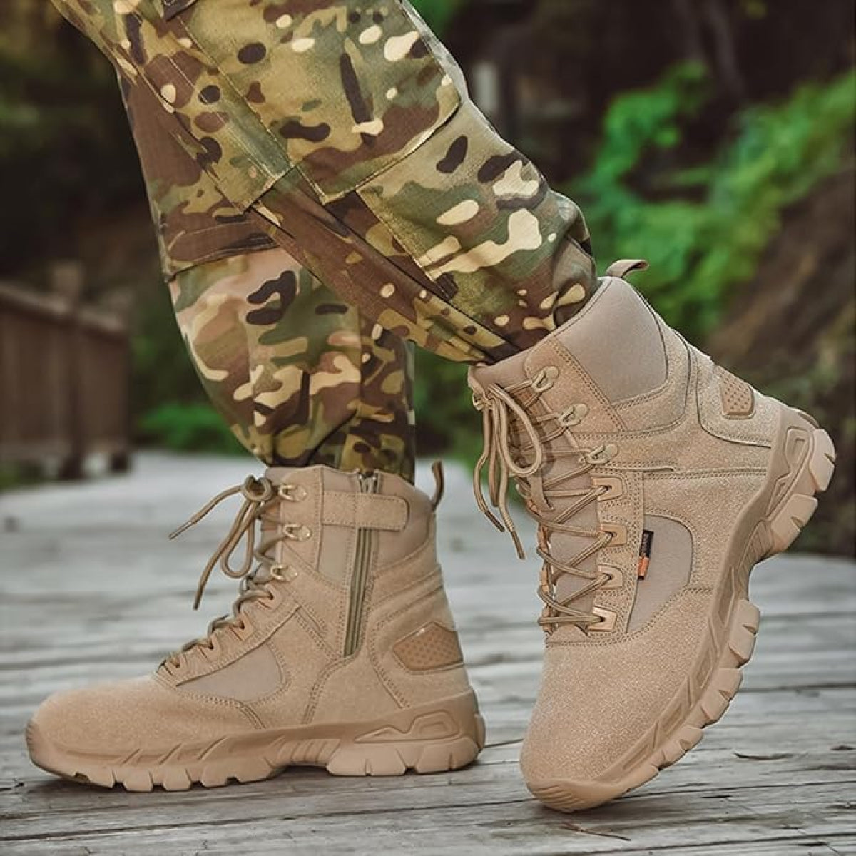 Rugged Waterproof Work Boots for Men - Luxicro