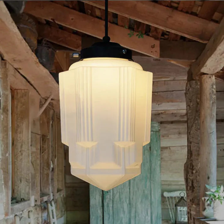 Modern Geo Glass Pendant Light