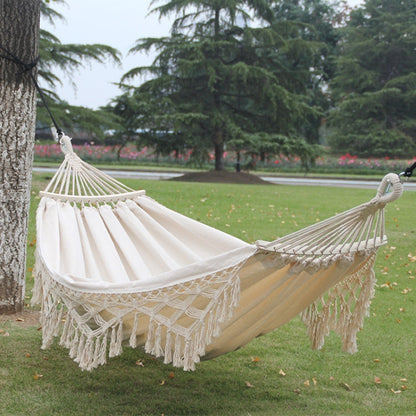 Large Portable Double Hammock with Steel Frame - Luxicro