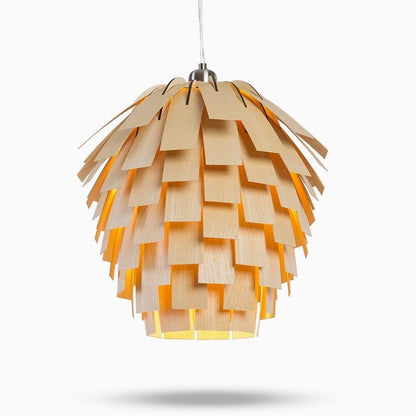 Country Wooden Pendant Light