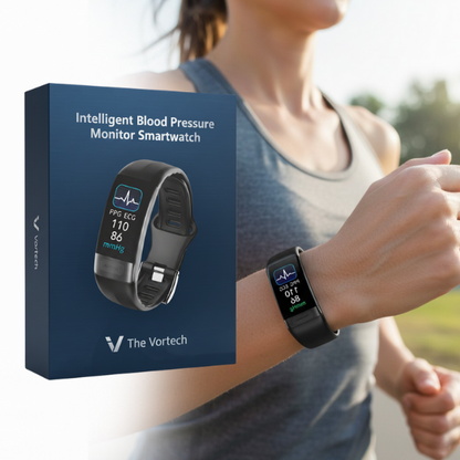 Accurate Fitness Smartwatch | EKG, Heart Rate & Sleep Tracker - Luxicro