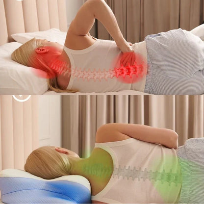 Contour Memory Foam Neck Pillow for Back Sleepers
