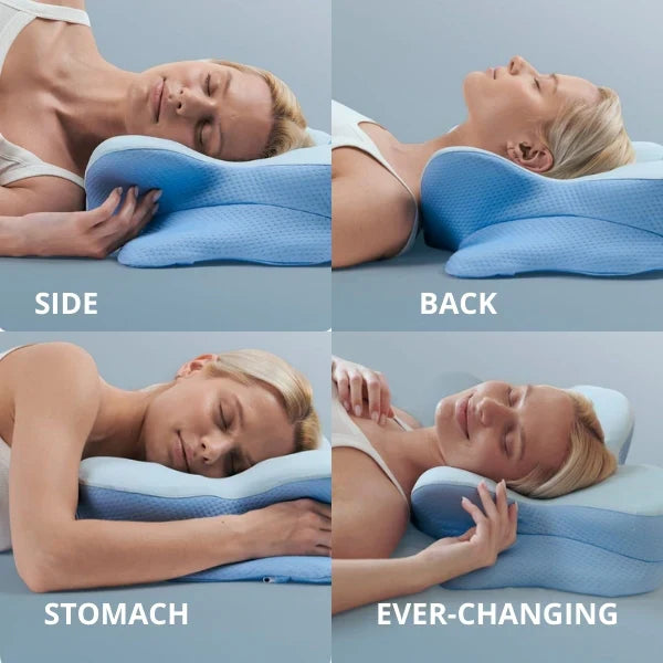 Contour Memory Foam Neck Pillow for Back Sleepers