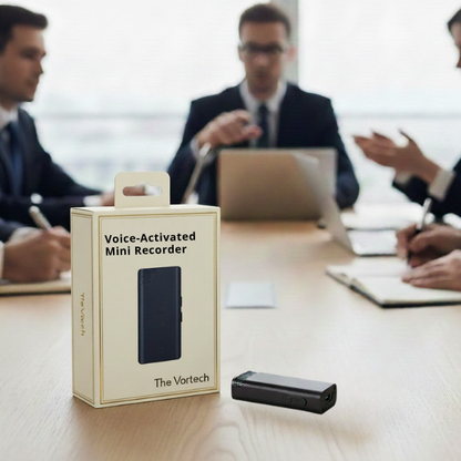 Compact Digital Voice Recorder with Long Battery Life - Luxicro
