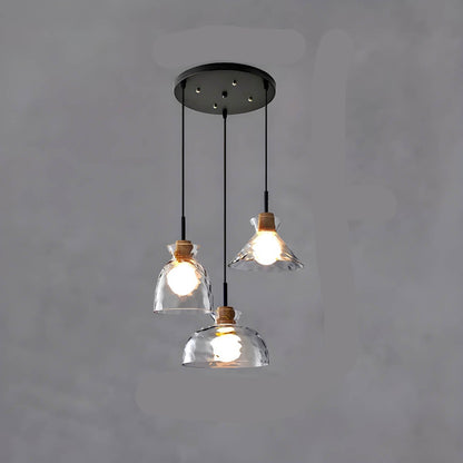 Elegant Crystal Glass Pendant Lamp