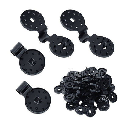 Strong Clip On Cloth Pins - 50 Pack