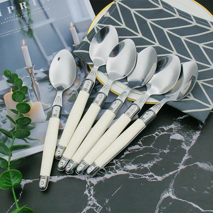 Premium Metal Silverware Set for Modern Dining Table