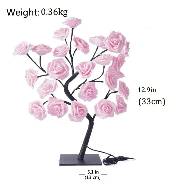 Classic Pink Desk Lamp - Soft Warm Lighting
