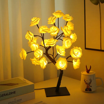 Delicate Flower Table Lamp - Warm Gentle Light