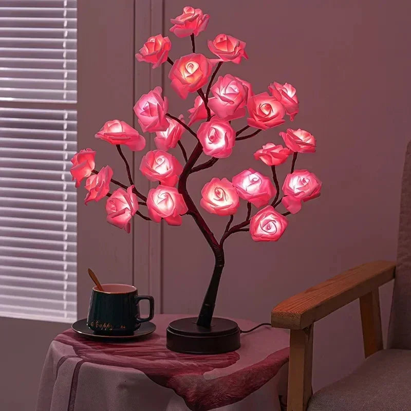Classic Pink Desk Lamp - Soft Warm Lighting