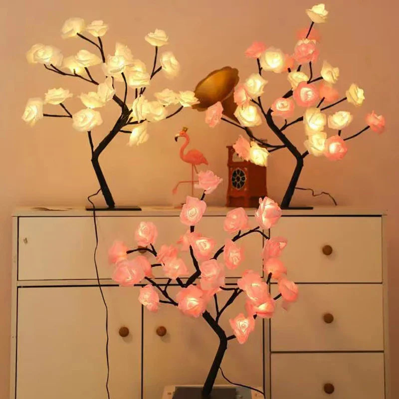 Classic Pink Desk Lamp - Soft Warm Lighting