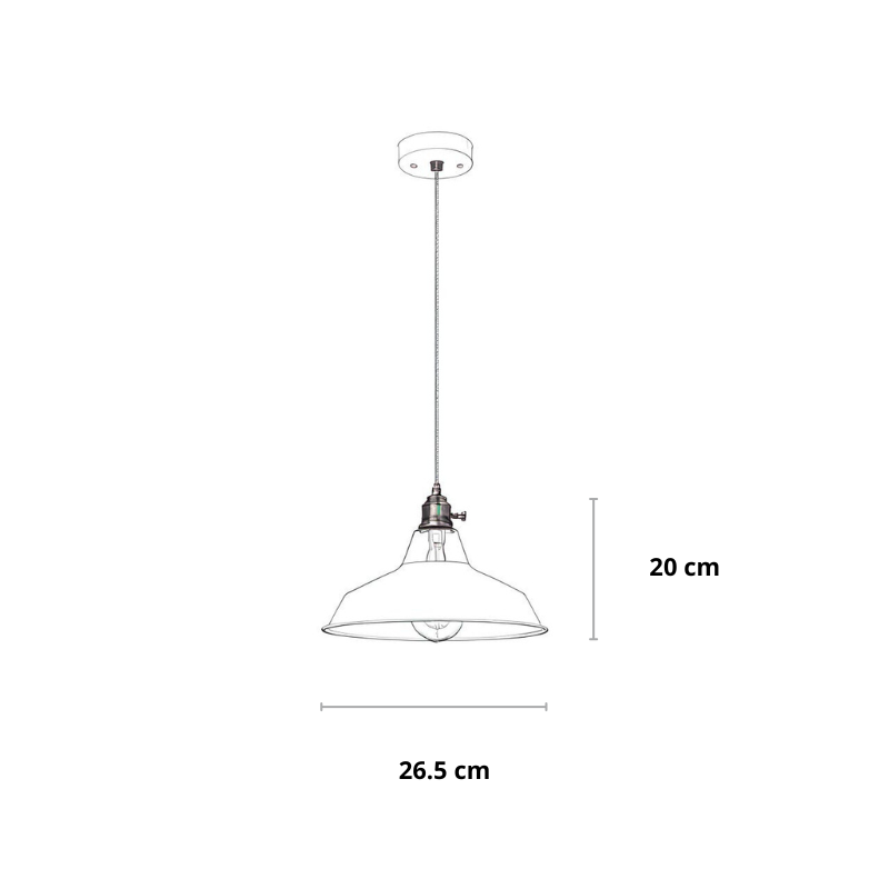 Retro Multicolor Pendant Light