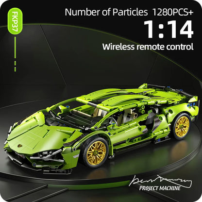 Fast Car Construction Toy Set