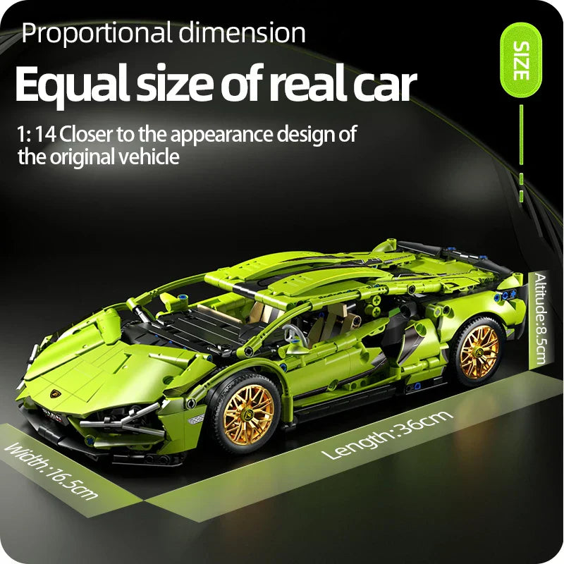 Fast Car Construction Toy Set