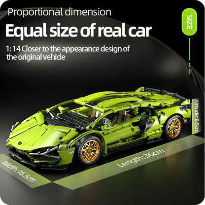 Fast Car Construction Toy Set