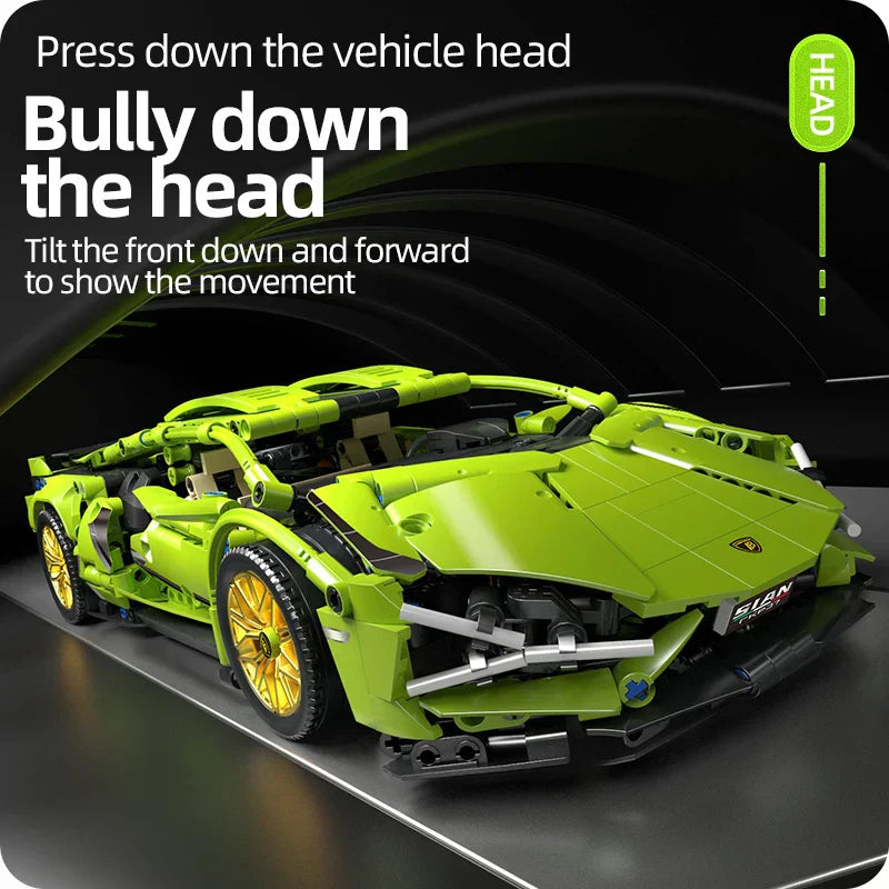Fast Car Construction Toy Set