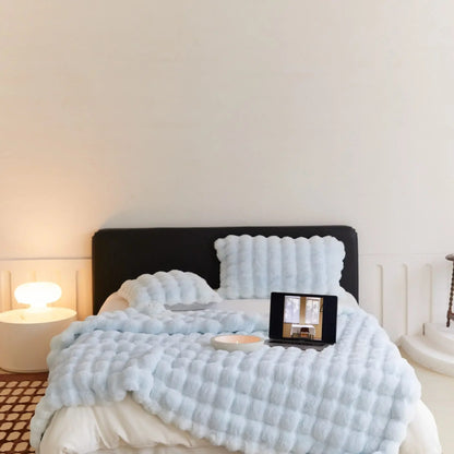 Soft Cozy Wool Blanket for Cold Winter Nights