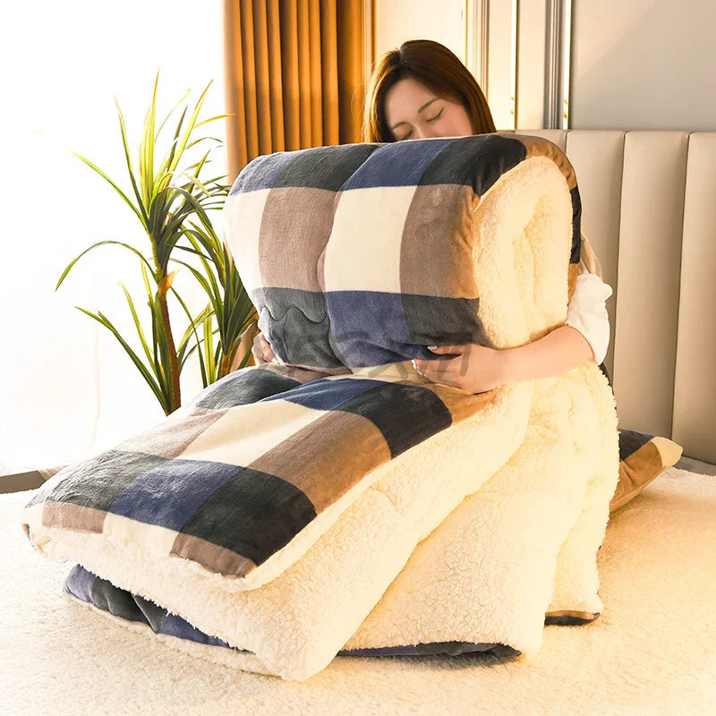 Cozy Plush Electric Throw Blanket for Winter Warmth - Luxicro