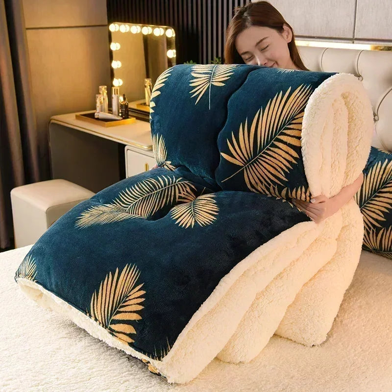 Cozy Plush Electric Throw Blanket for Winter Warmth