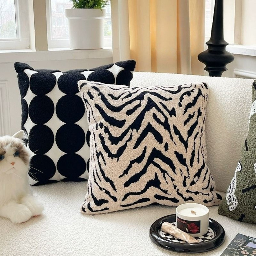 Gray Animal Print Pillow Case - Luxicro