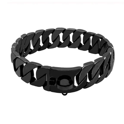 Strong Metal Dog Collar Stainless Steel Large Breed