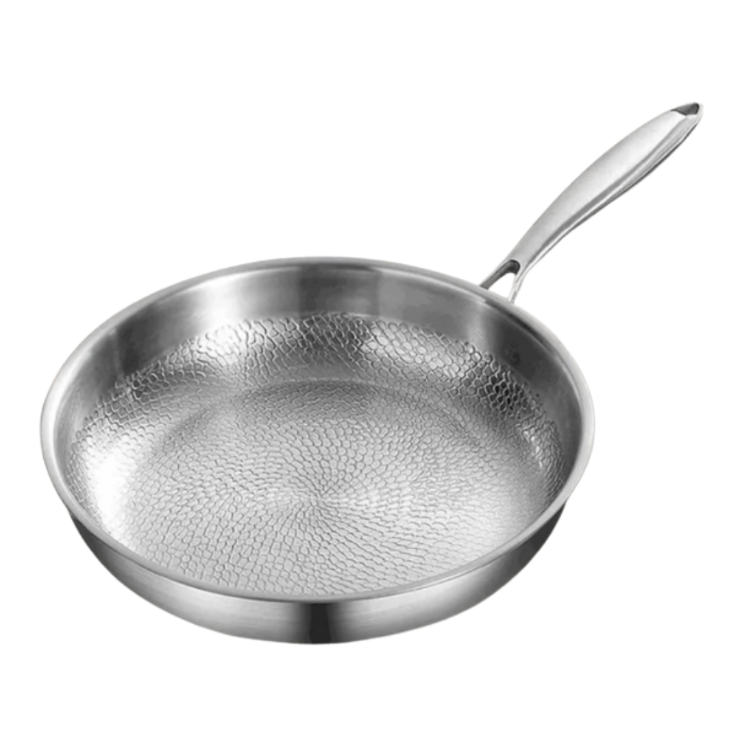 Healthy Non-Stick Induction Cookware Pan with Textured Finish - Luxicro