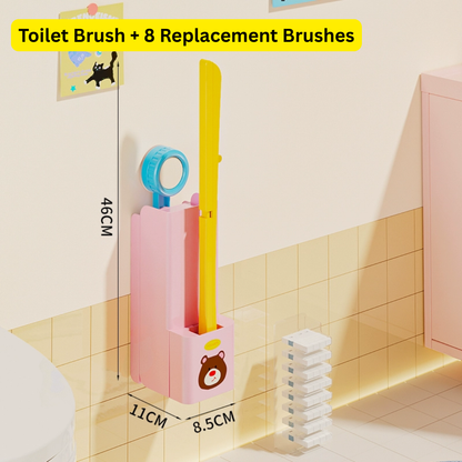 Hygienic Bathroom Wall Mount Toilet Brush