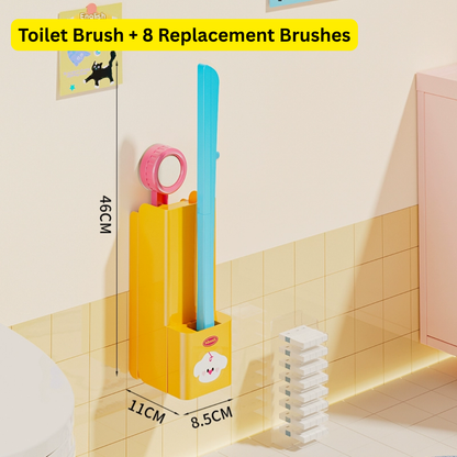 Hygienic Bathroom Wall Mount Toilet Brush