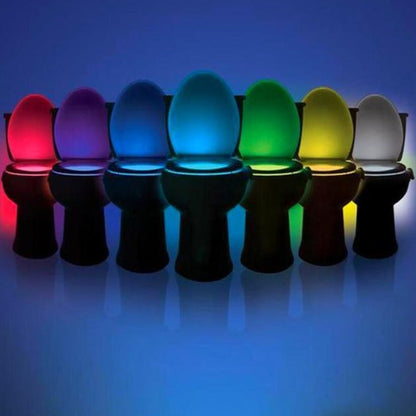 Automatic Toilet Nightlight Motion Sensor Glow Bowl