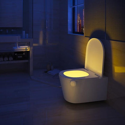 Automatic Toilet Nightlight Motion Sensor Glow Bowl - Luxicro