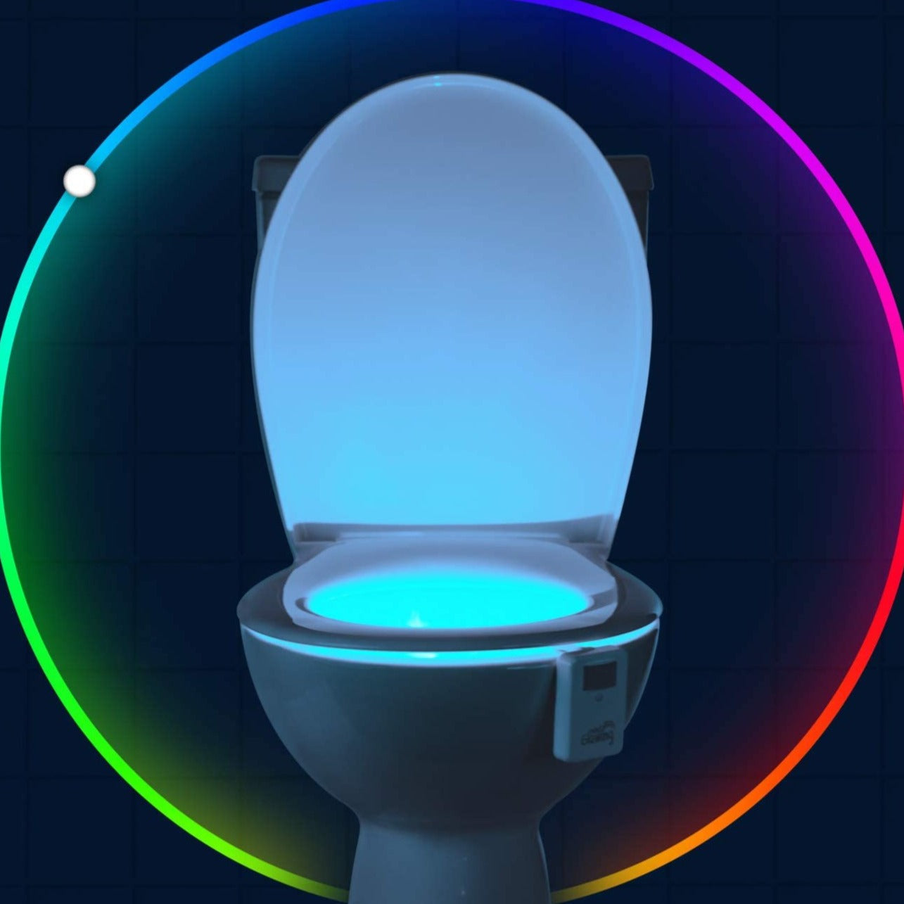 Automatic Toilet Nightlight Motion Sensor Glow Bowl