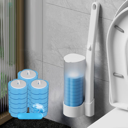 Bathroom Cleaning Toilet Brush with Sanitary Sponge Head