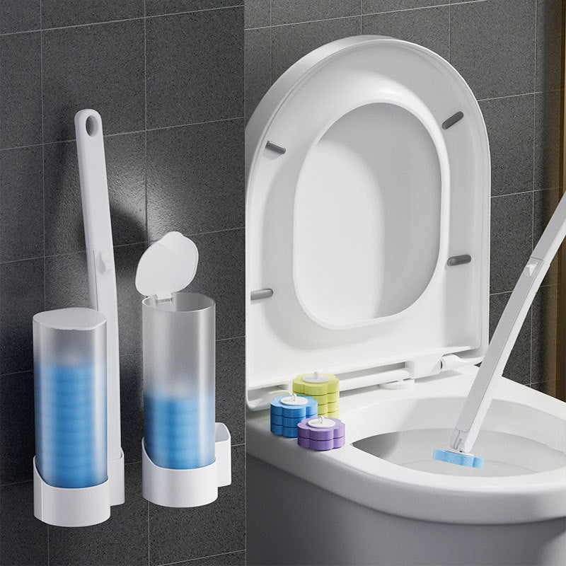 Bathroom Cleaning Toilet Brush with Sanitary Sponge Head - Luxicro