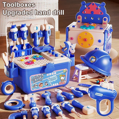 Colorful 3-in-1 Children's Tool Kit Set