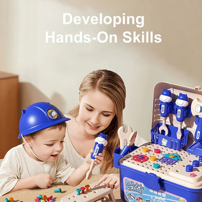 Colorful 3-in-1 Children's Tool Kit Set