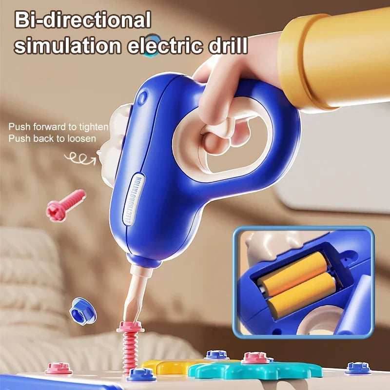 Colorful 3-in-1 Children's Tool Kit Set