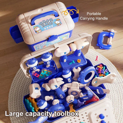 Colorful 3-in-1 Children's Tool Kit Set