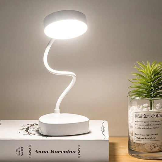 Adjustable LED Desk Lamp with Flexible Arm and USB Port - Luxicro