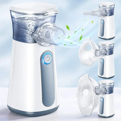 Compact Handheld Nebulizer for Cough and Asthma Relief - Luxicro