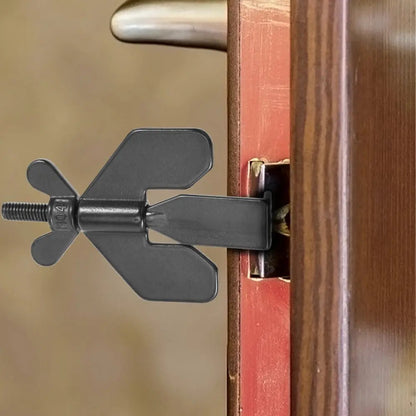 Compact Travel Door Lock - Durable Steel Security Device