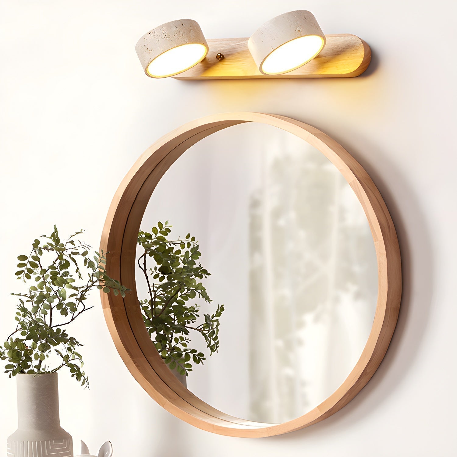 Sleek Dual LED Wall Light Fixture - Luxicro