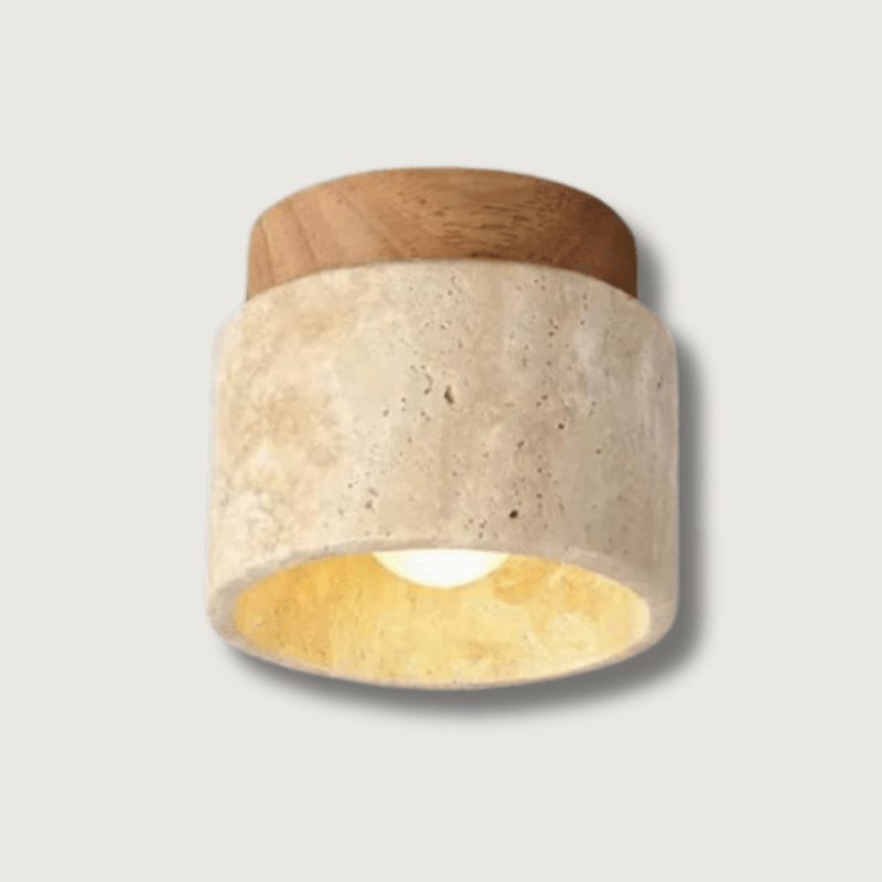 Natural Stone Ceiling Lamp for Hall and Stairway - Luxicro